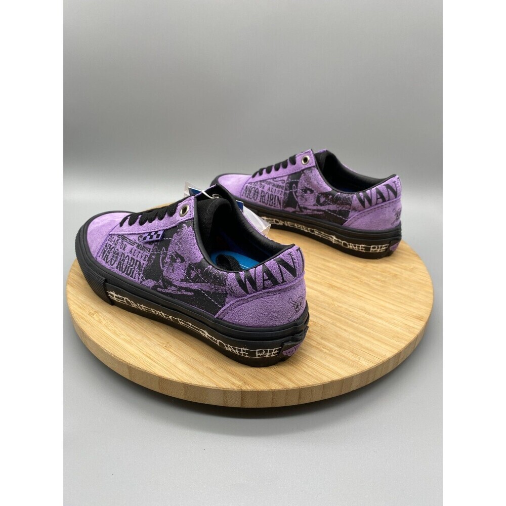 Vans Nico Robin One Piece Purple Shoes Anime GS Youth Boys 3.5 Girls 4.5 - Picture 6 of 16